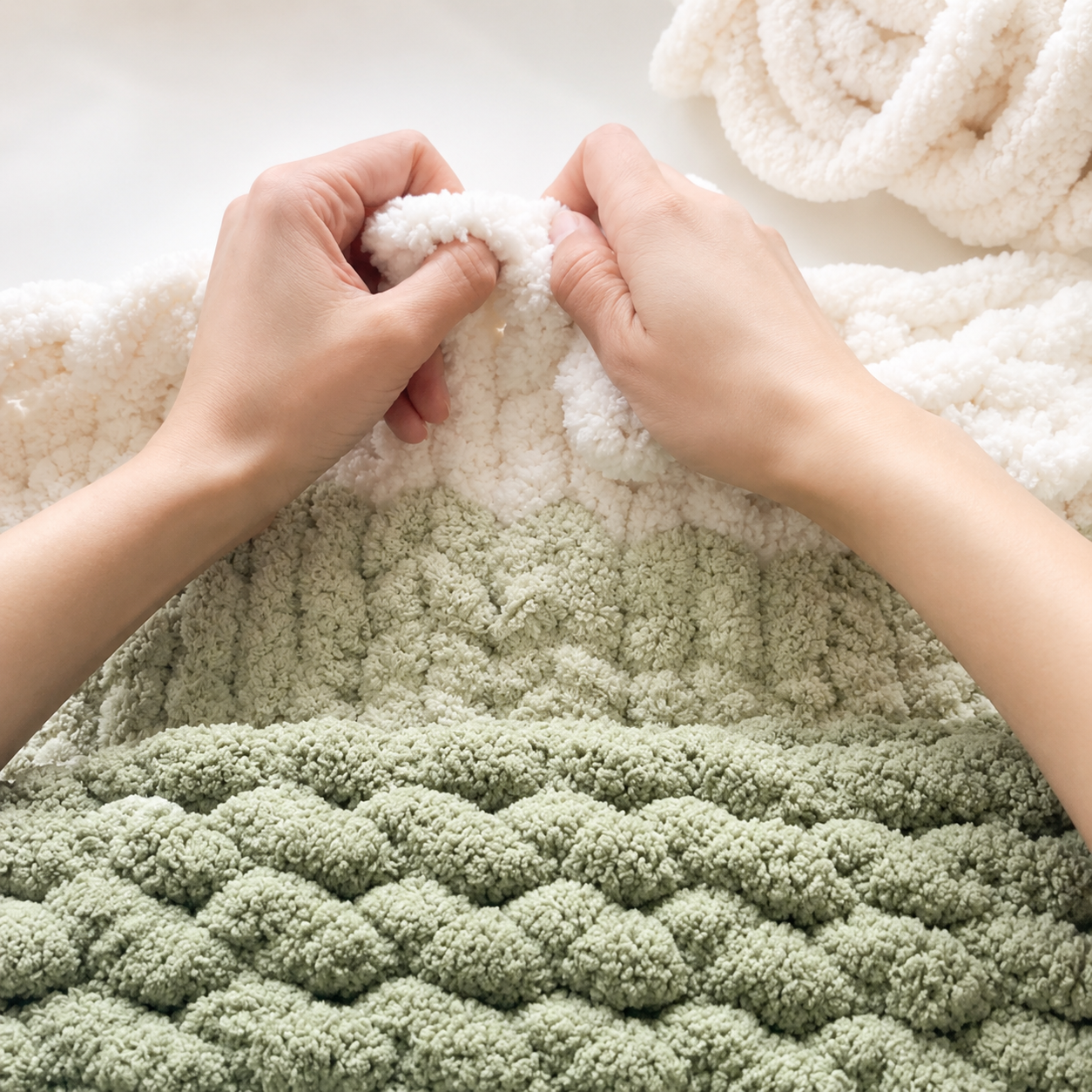 Kit tricot prêt à créer Fil de Miel avec laine, patron et instructions pour peluche faite main.