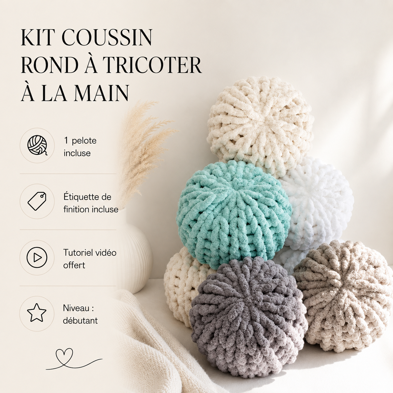Kit Coussin Rond