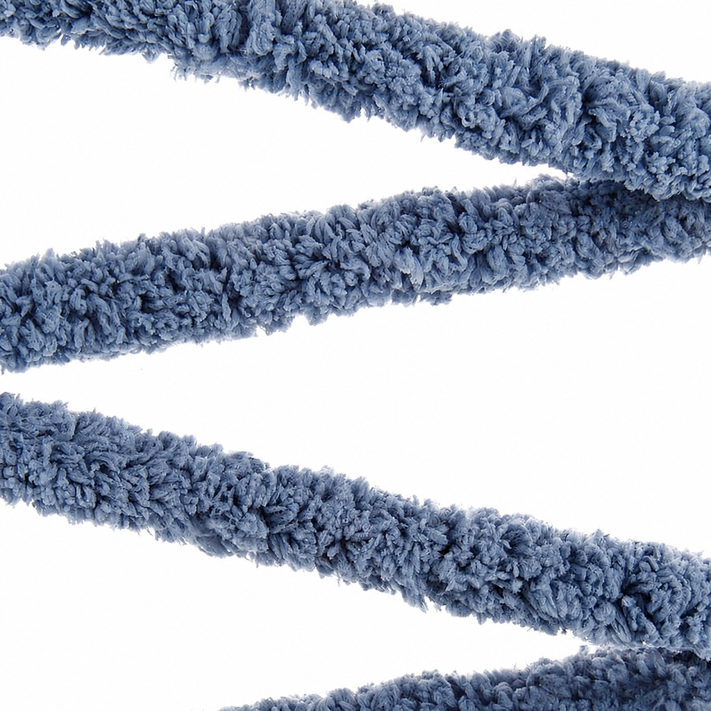 Fil chenille XXL Bleu perle – Fil de Miel