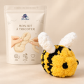 Kit Ély l’Abeille en fil XXL à tricoter avec les doigts – Fil de Miel