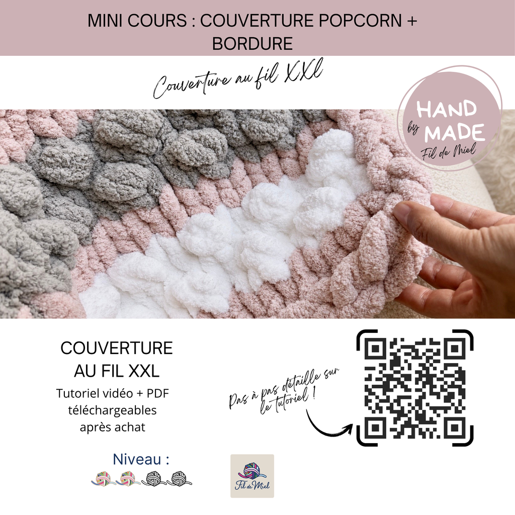 Tutorial - Beginner Mini-Course - Hand Knit Chunky Blanket 