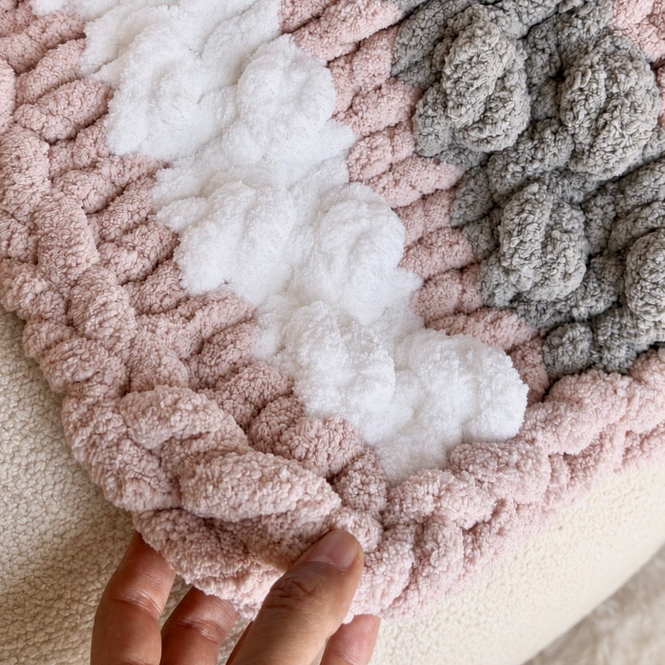 Tutorial - Beginner Mini-Course - Hand Knit Chunky Blanket 