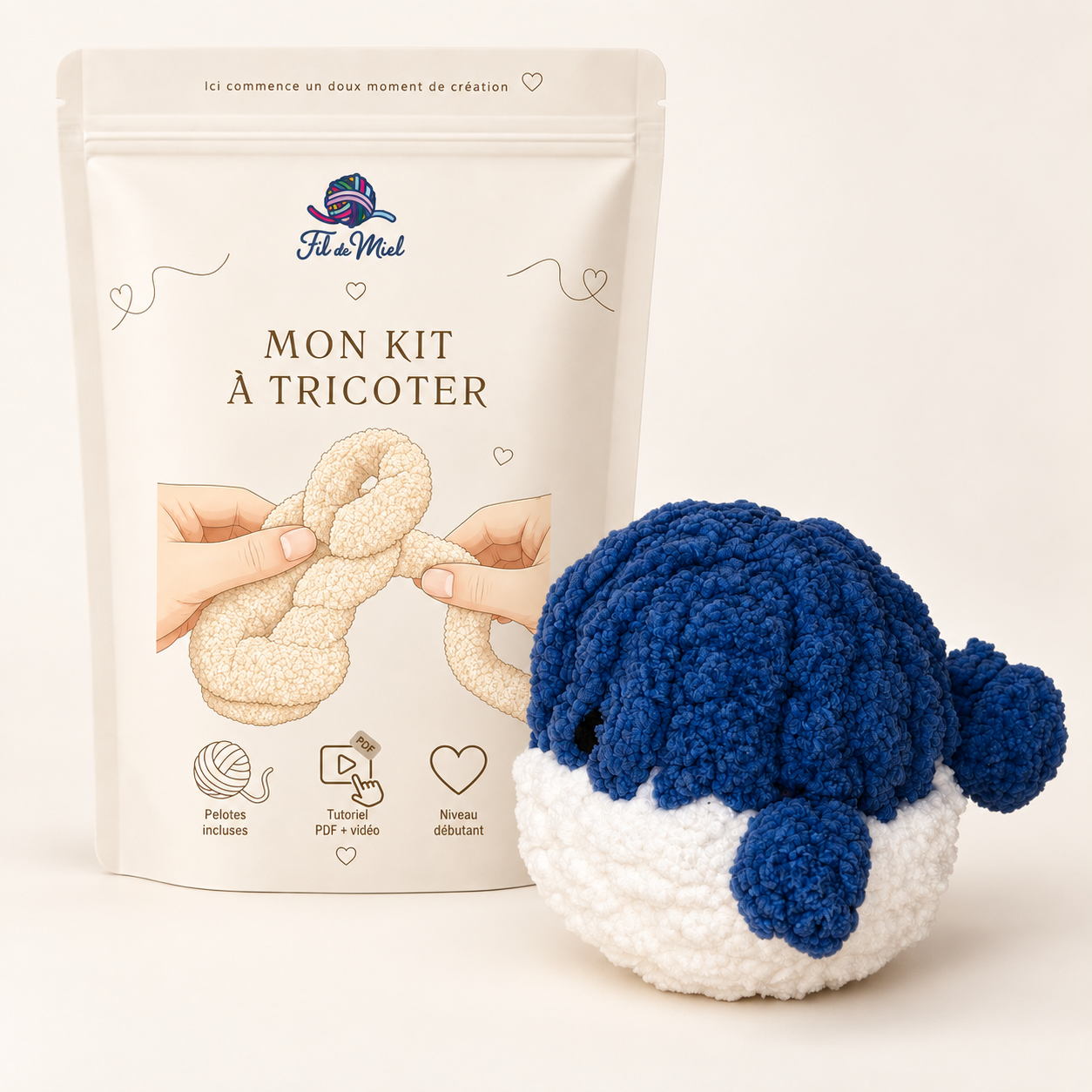 Kit de création Néo le Baby baleine