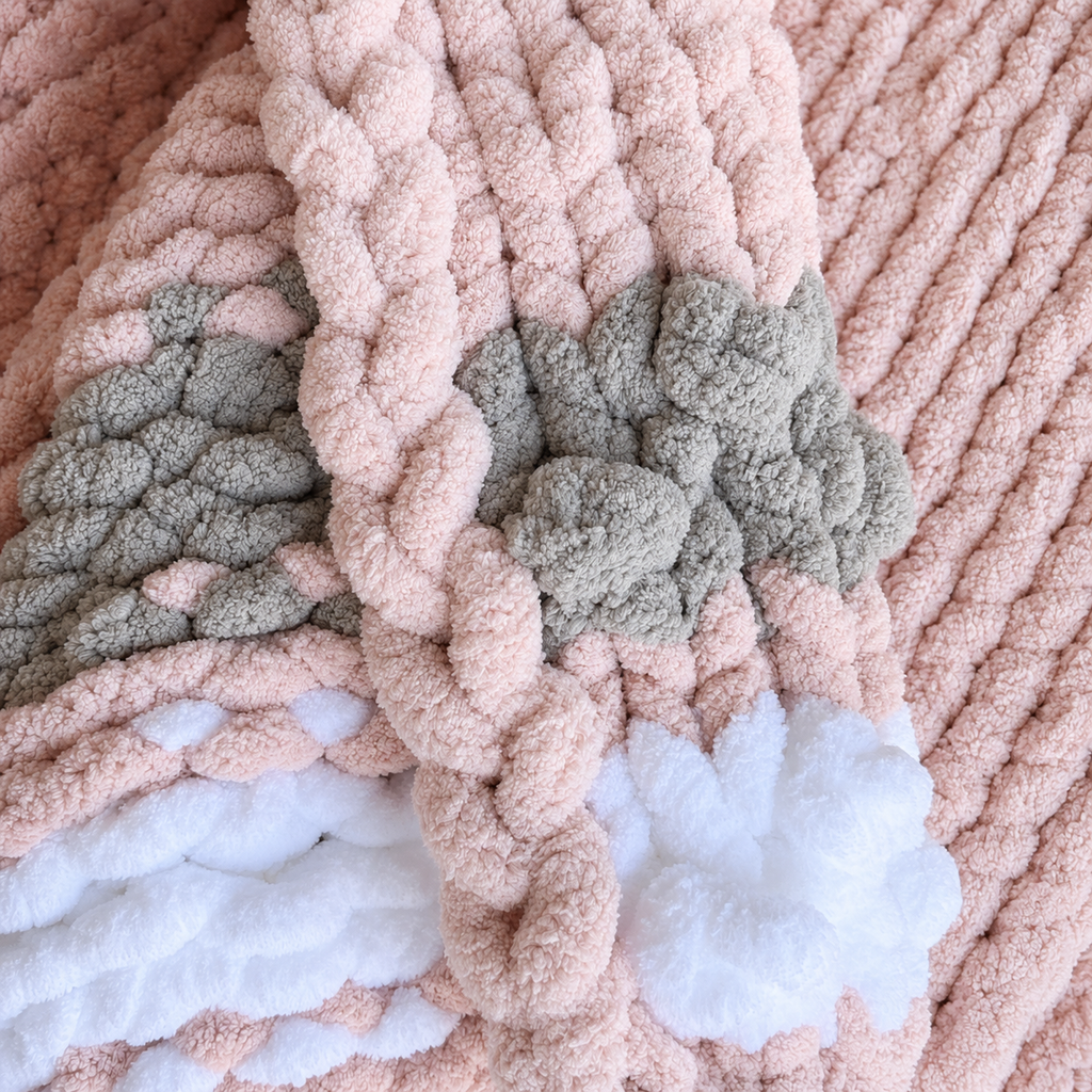 Tutorial - Beginner Mini-Course - Hand Knit Chunky Blanket 